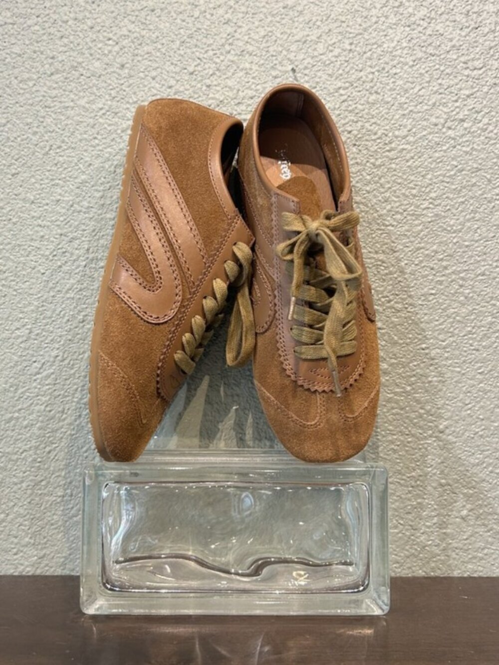 Jeffrey Campbell Aleta Tan Suede Combo
